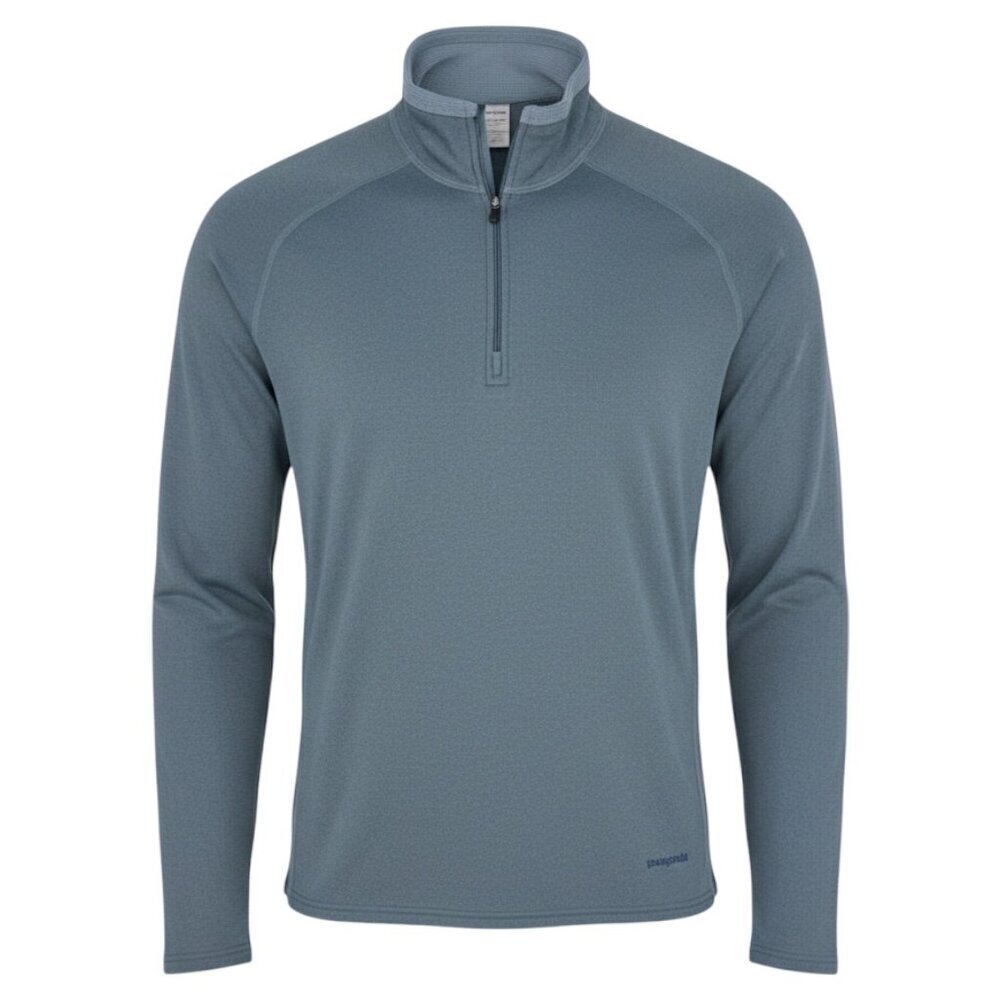 Vintage Patagonia R.5 Half Zip Micro Grid Polartec Fleece Sweatshirt Blue XL